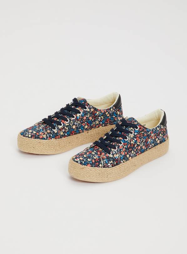 floral print trainers